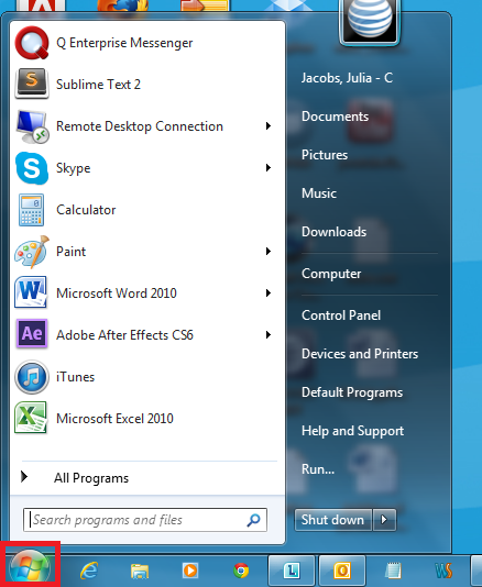 Start Menu